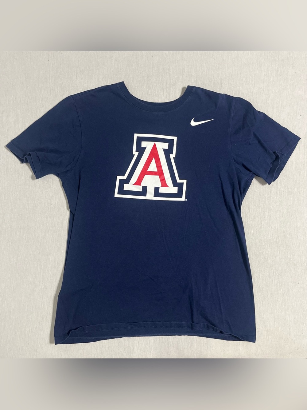 Nike Navy Blue T-Shirt with University of Arizona College Logo